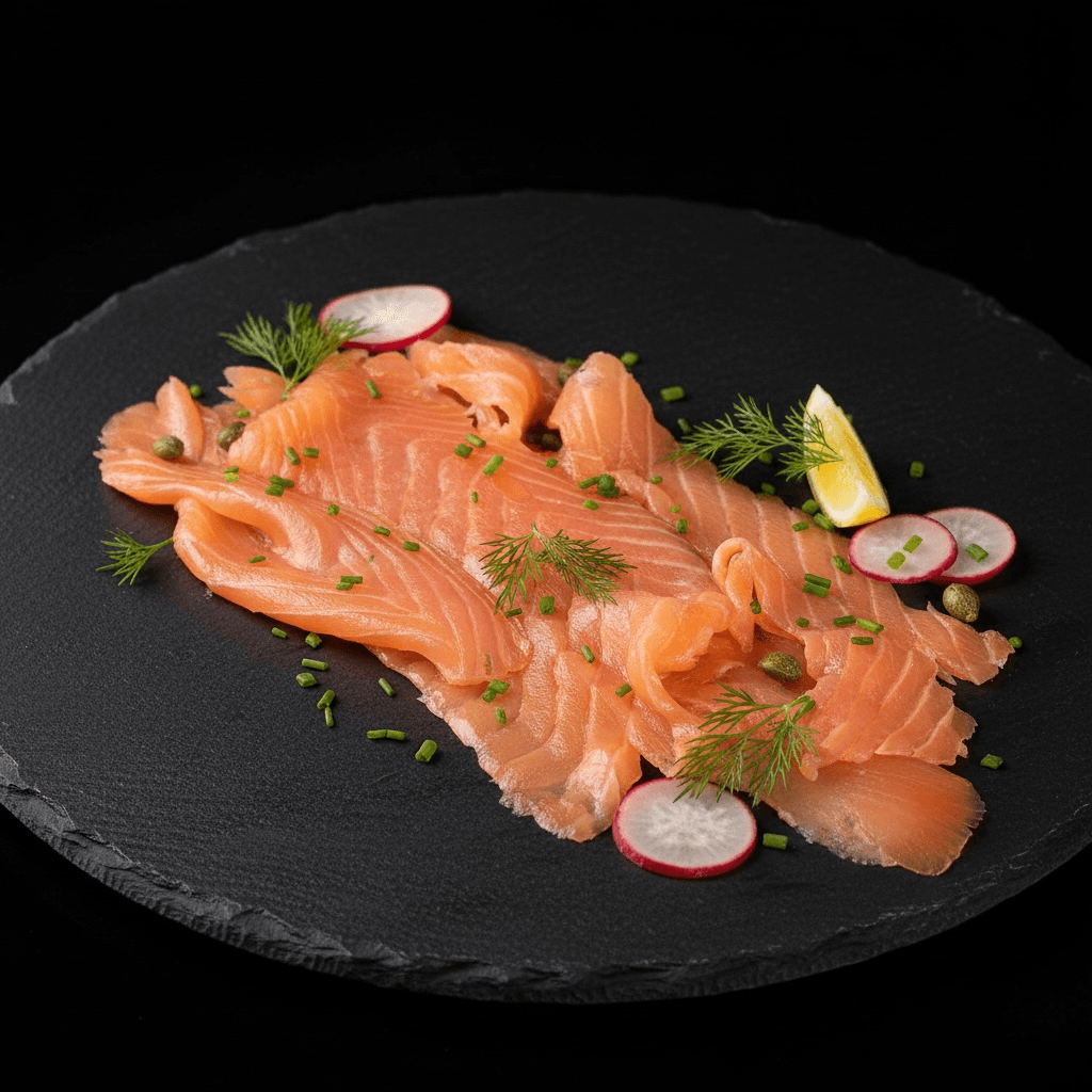 Long Sliced Smoked Salmon